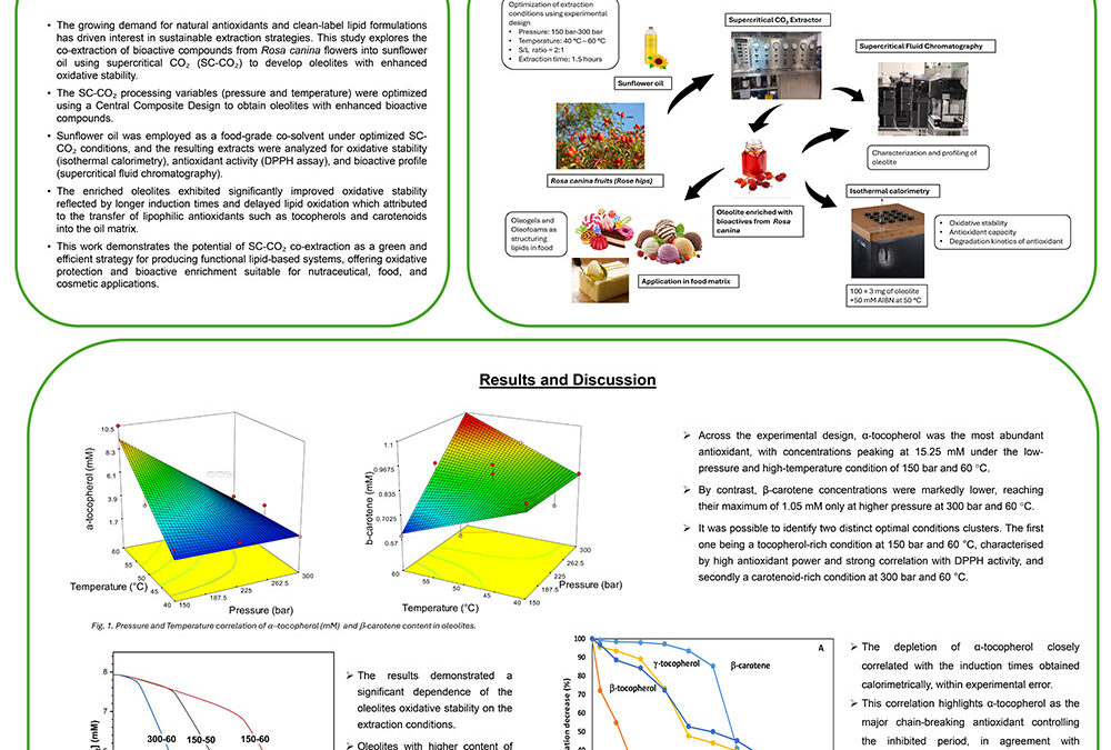 PROC-011: Co-Extraction of Bioactives from Rosa canina Flowers for Oleolite Production Using Supercritical CO₂: Focus on Oxidative Stability Enhancement